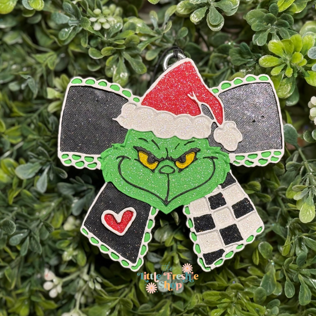 Grinch Bow Freshie