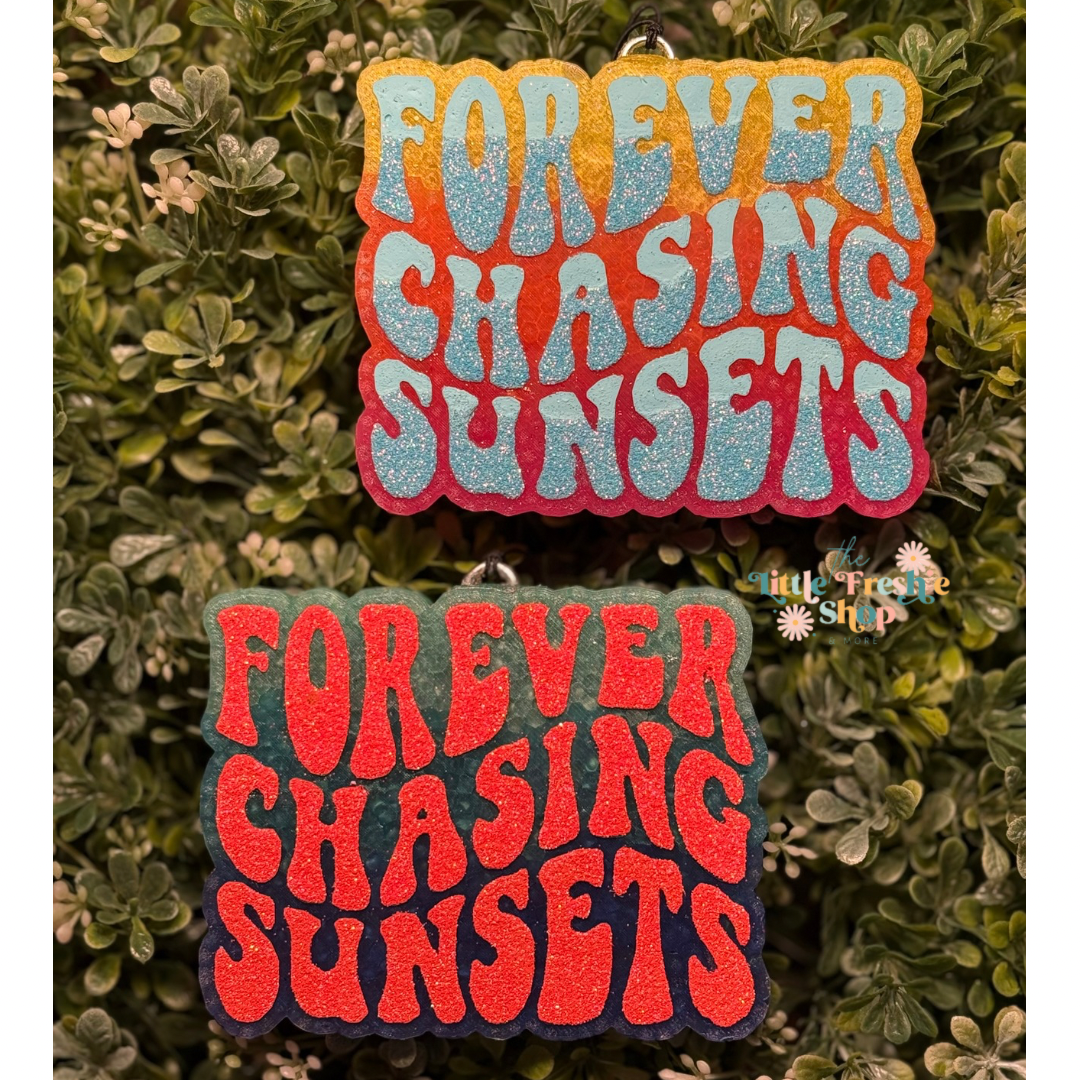 Forever Chasing Sunset Freshie