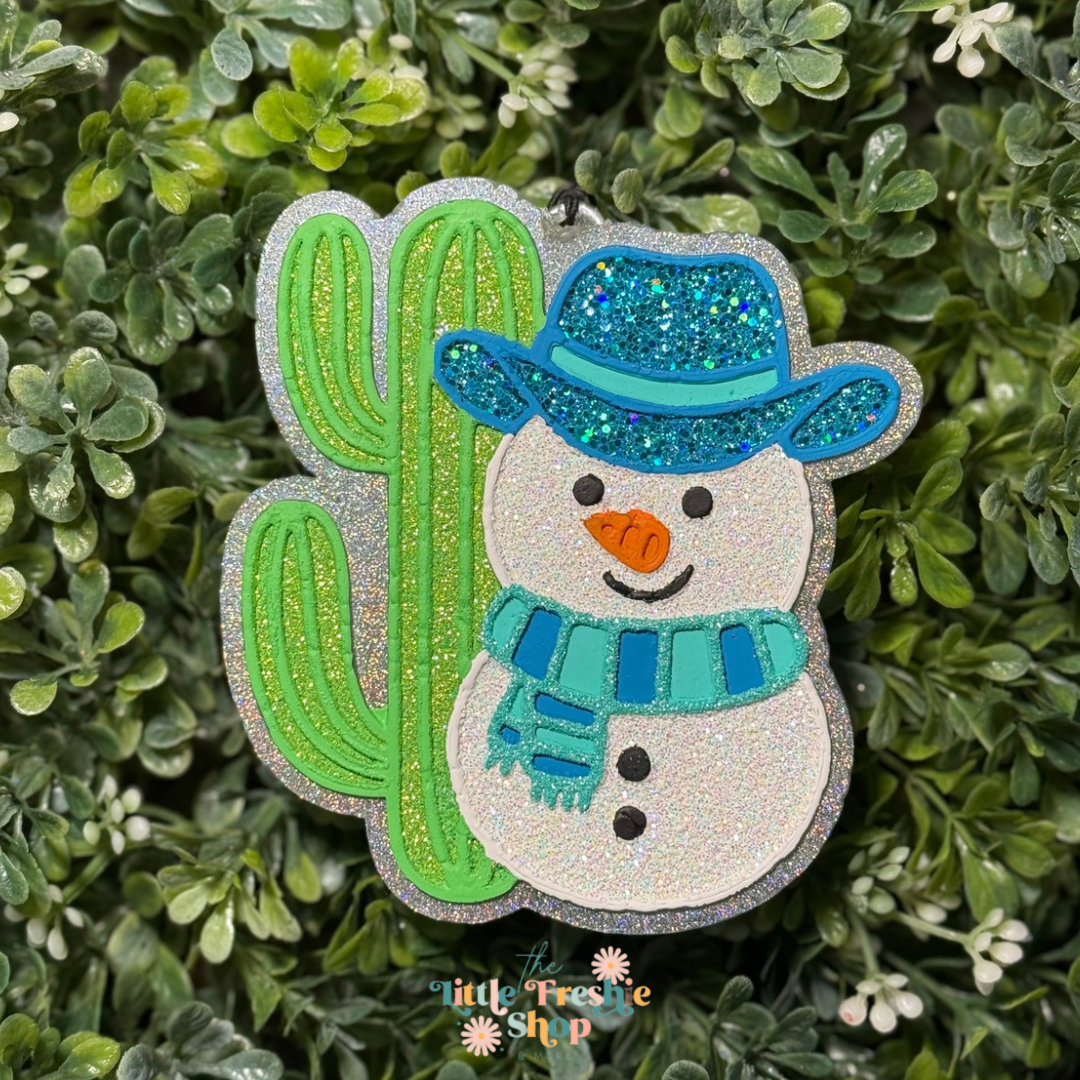 Cowboy Snowman