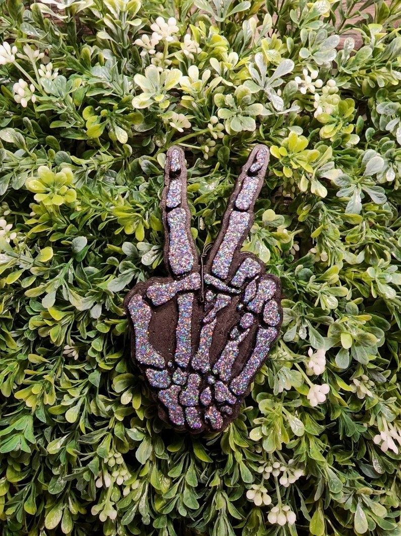 Skeleton Hand, Peace Sign, Peace Out