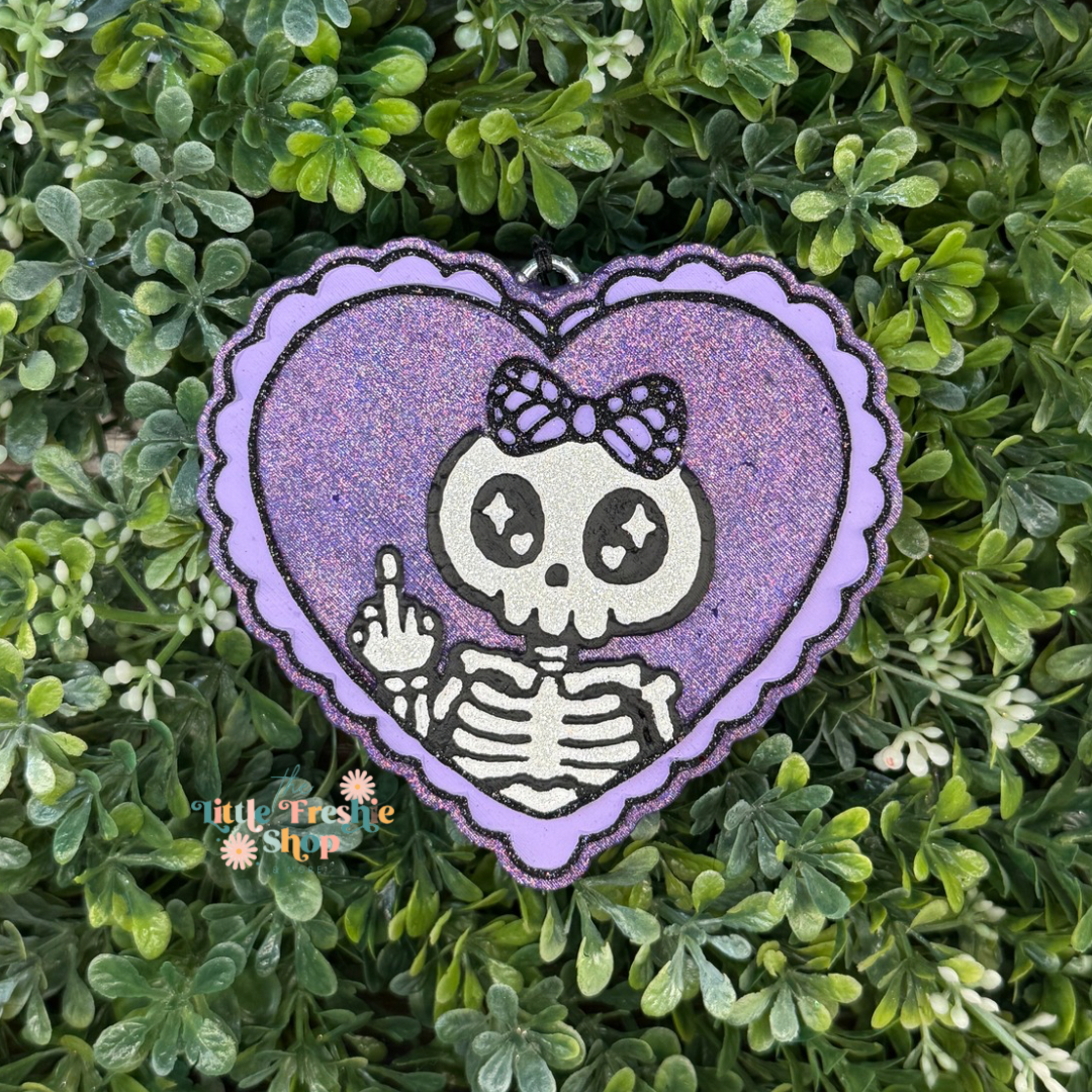 Middle Finger Skeleton Freshie