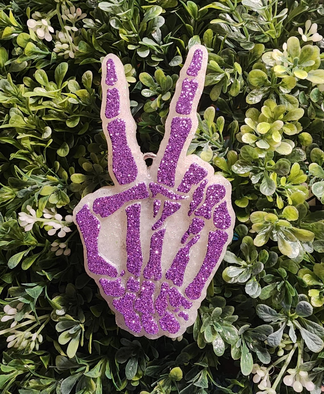 Skeleton Hand, Peace Sign, Peace Out