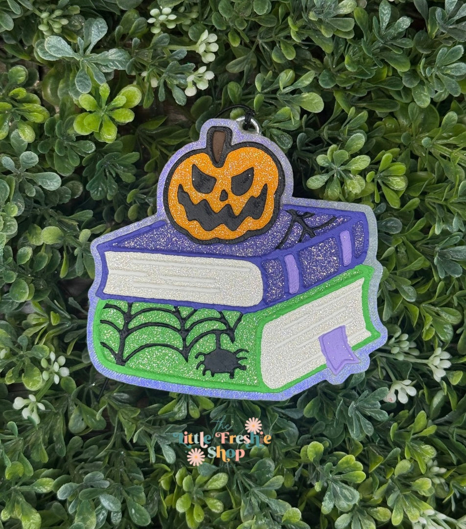 Halloween Bookstack Freshie