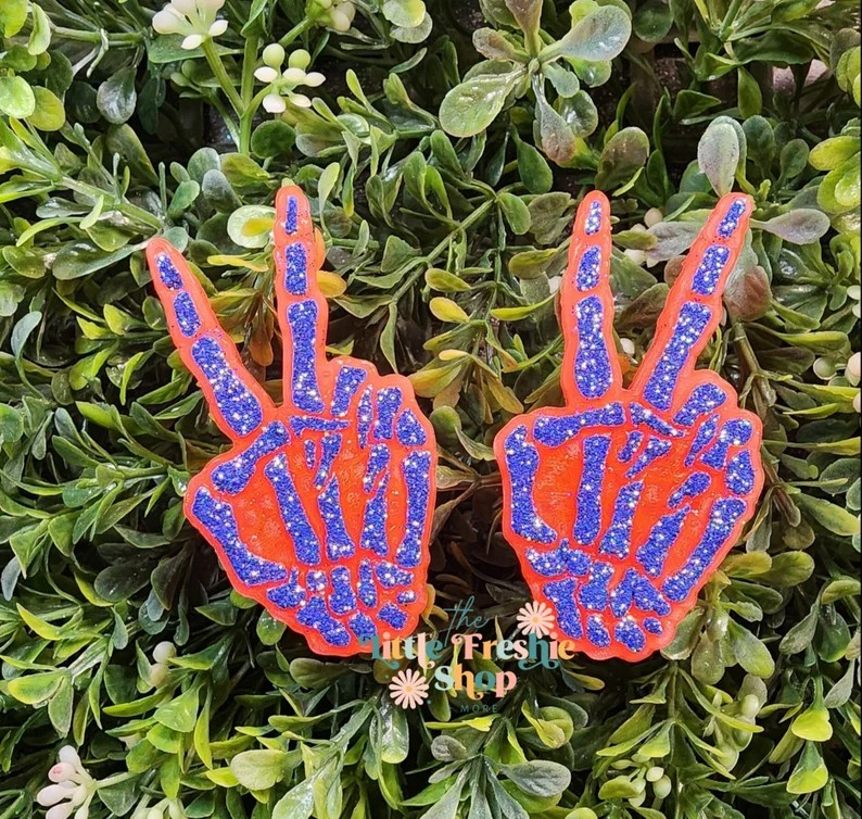 Skeleton Hand, Peace Sign, Peace Out