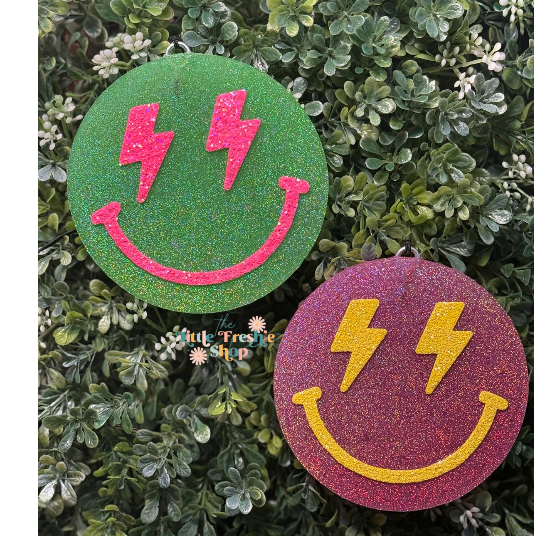 Smiley Freshie, Lightening Bolt Smiley