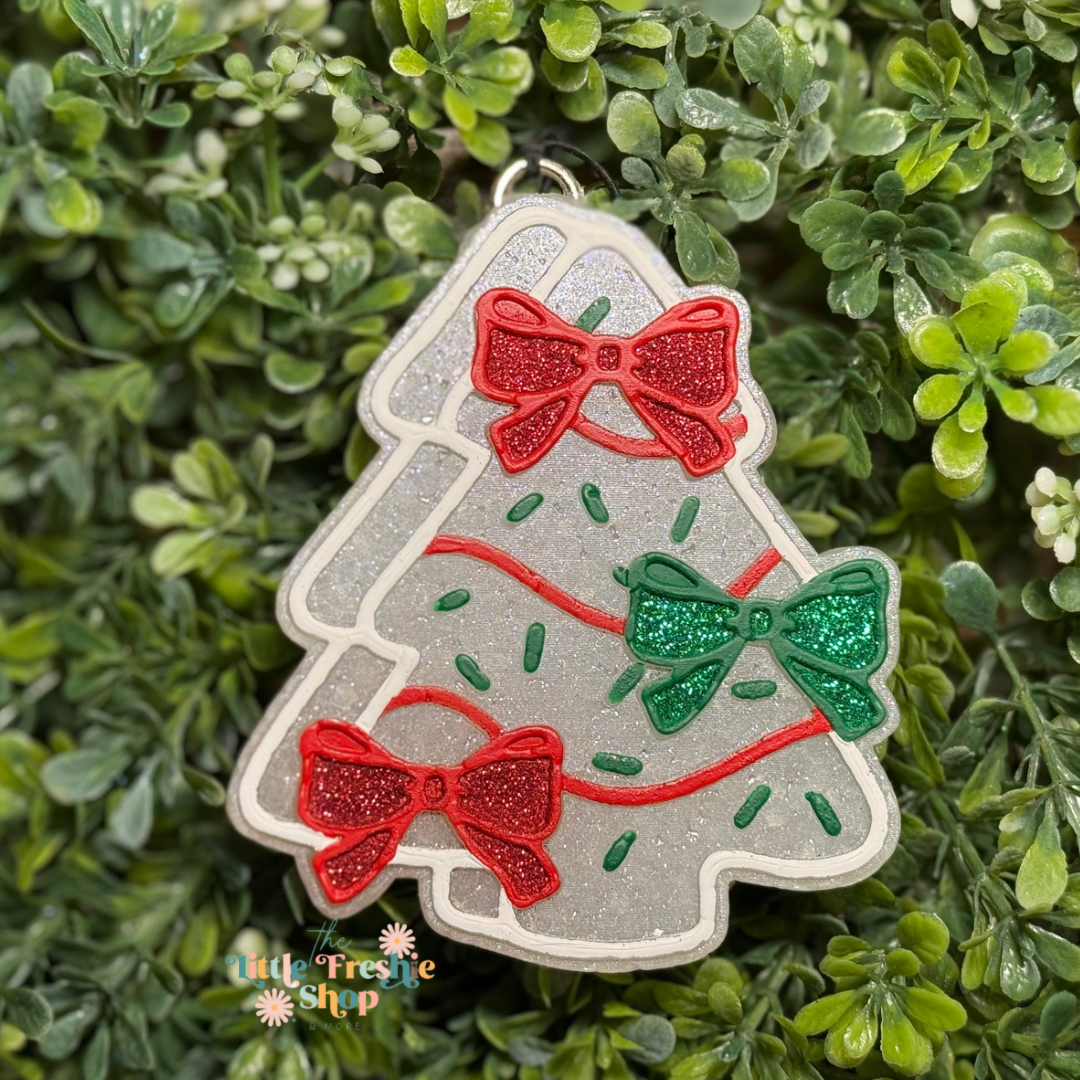 Snack Cake With Bows Freshie