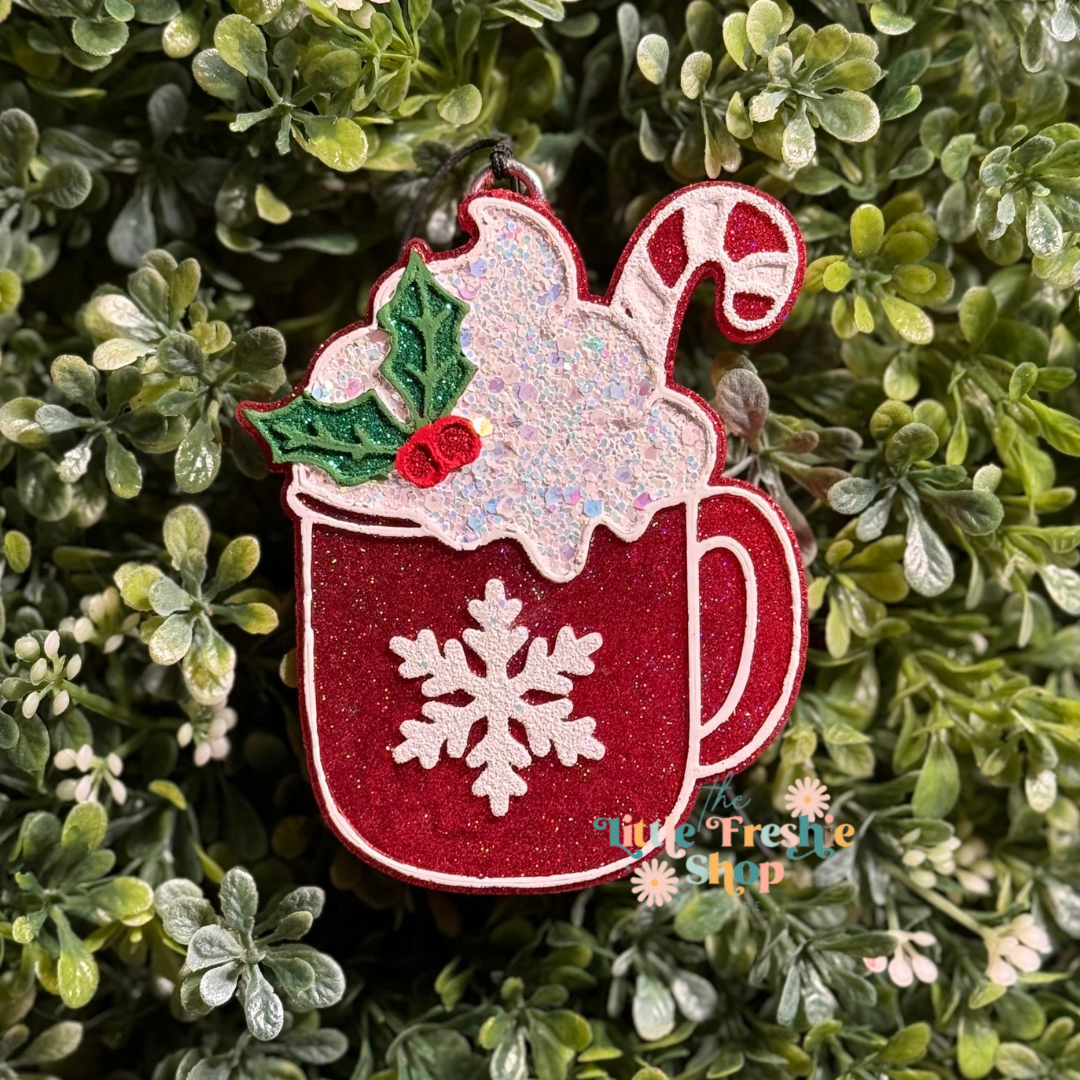 Snowflake Peppermint Mug Freshie