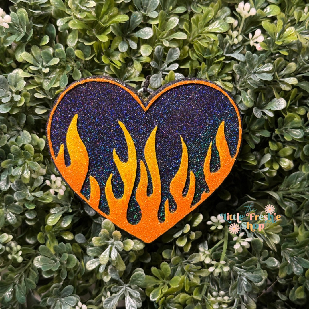 Heart Flame Freshie