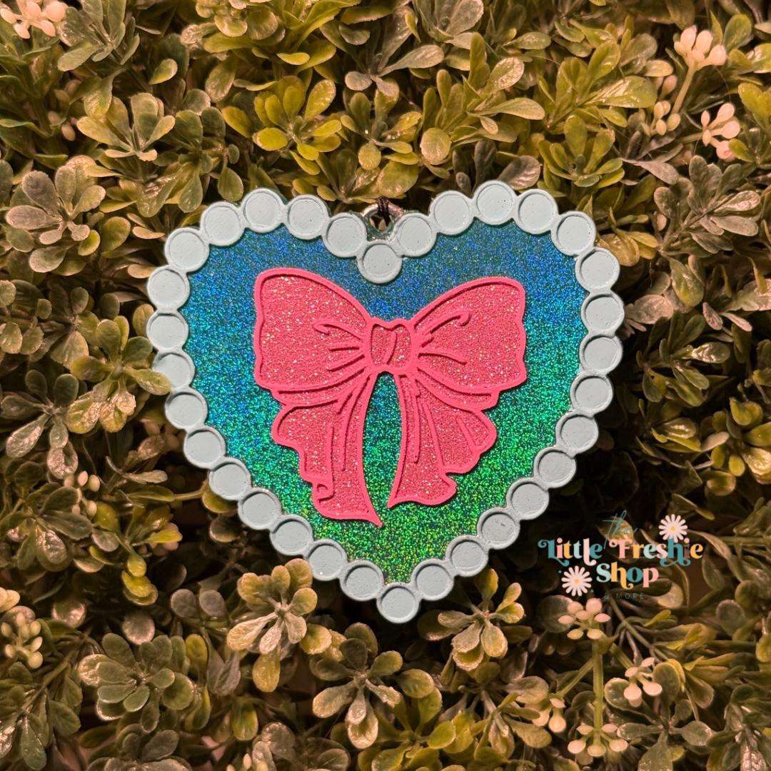 Heart with Coquette Bow Freshy