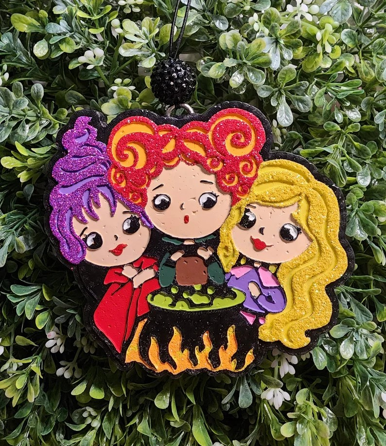 Witchy Sisters Freshie, Halloween Freshy