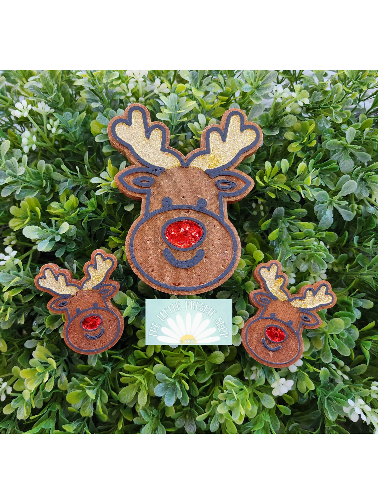 Red Nose Reindeer Freshie