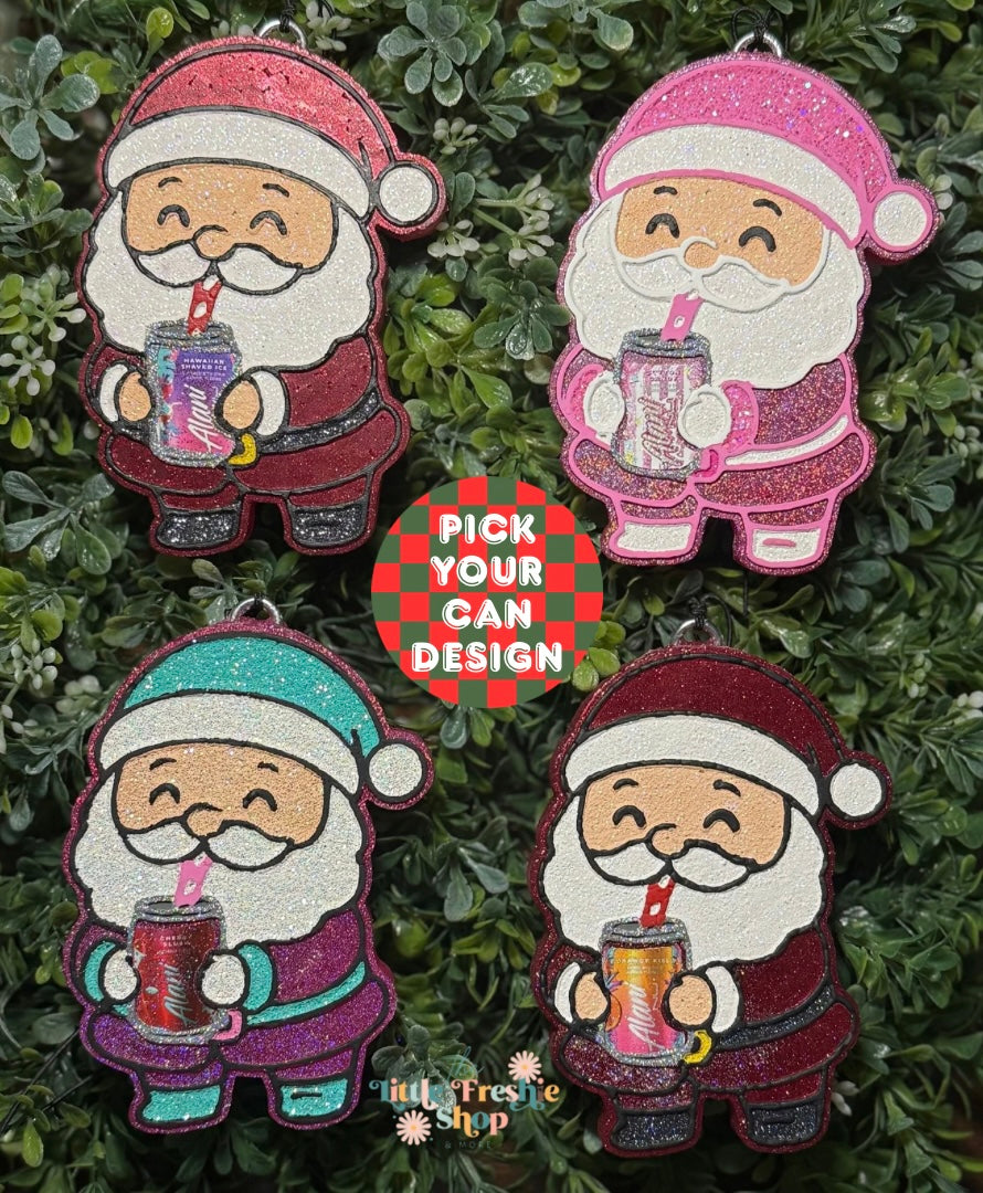 Santa Holding Can Freshie