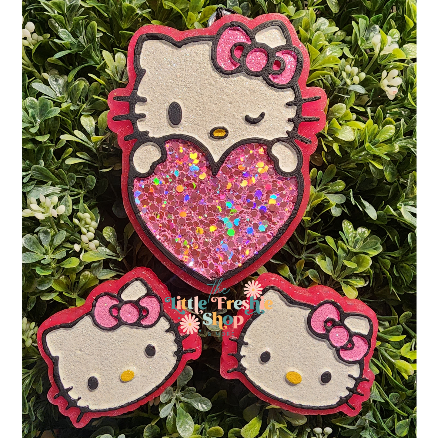 Kitty with Heart Freshie