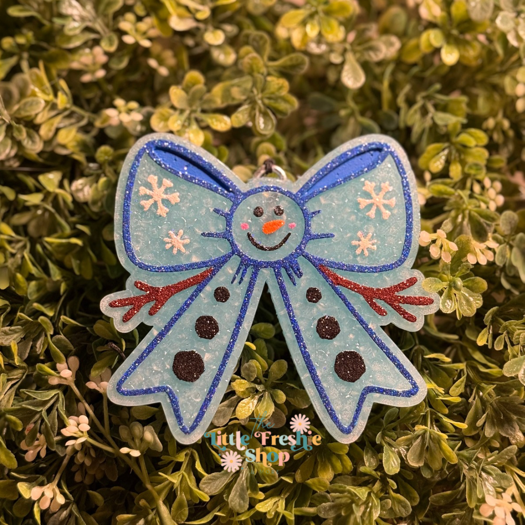 Snowman Bow Freshy