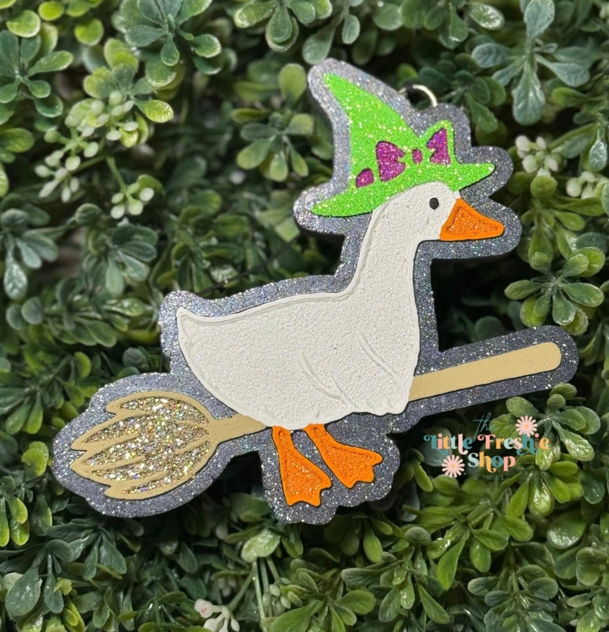 Goose On Broom Freshie