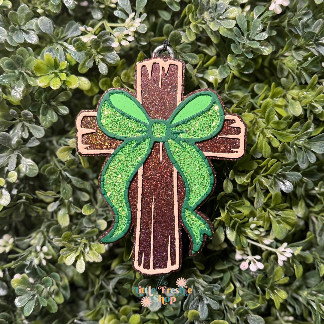 Cross With Bow Freshie