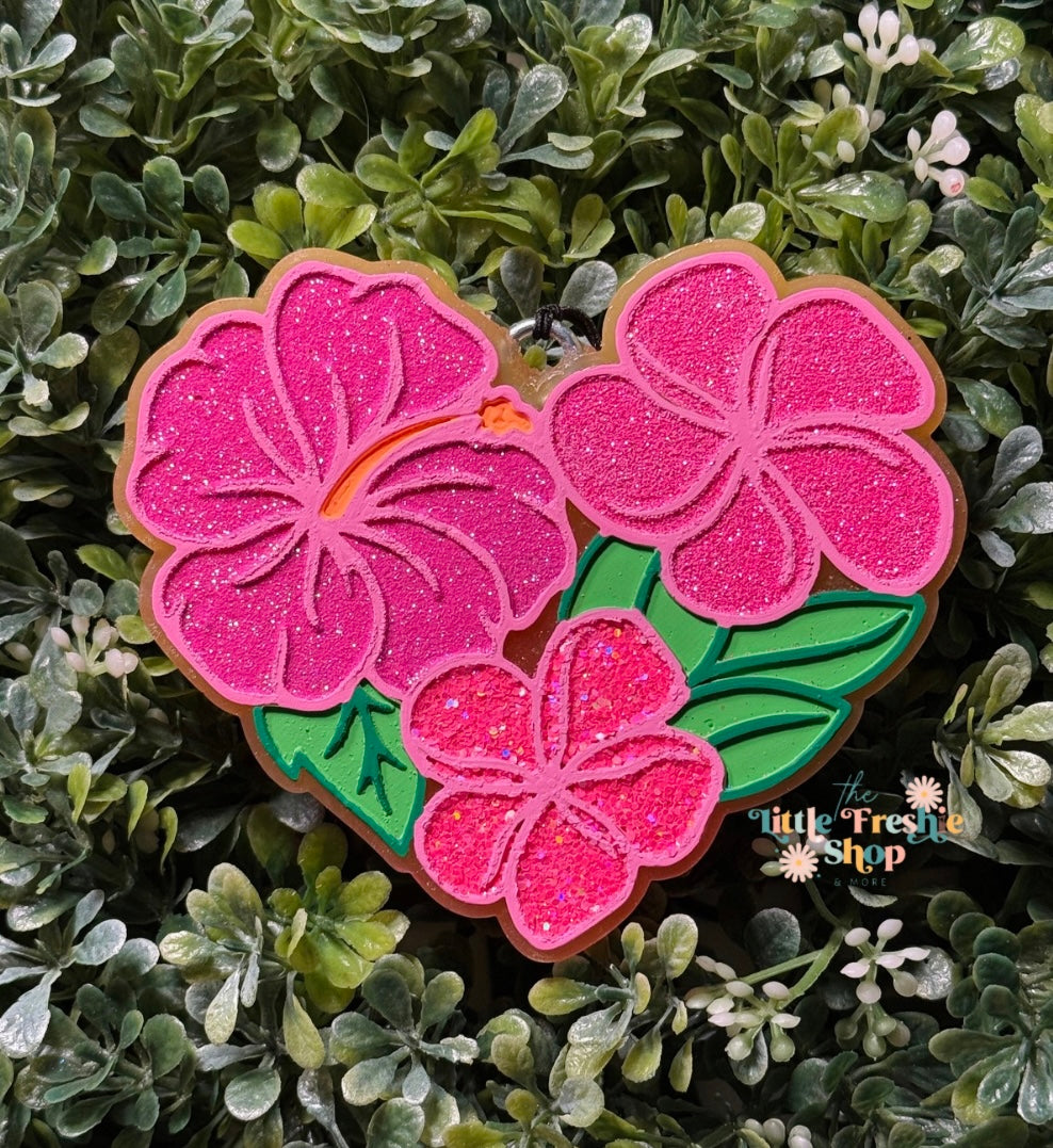 Hibiscus Heart Freshie