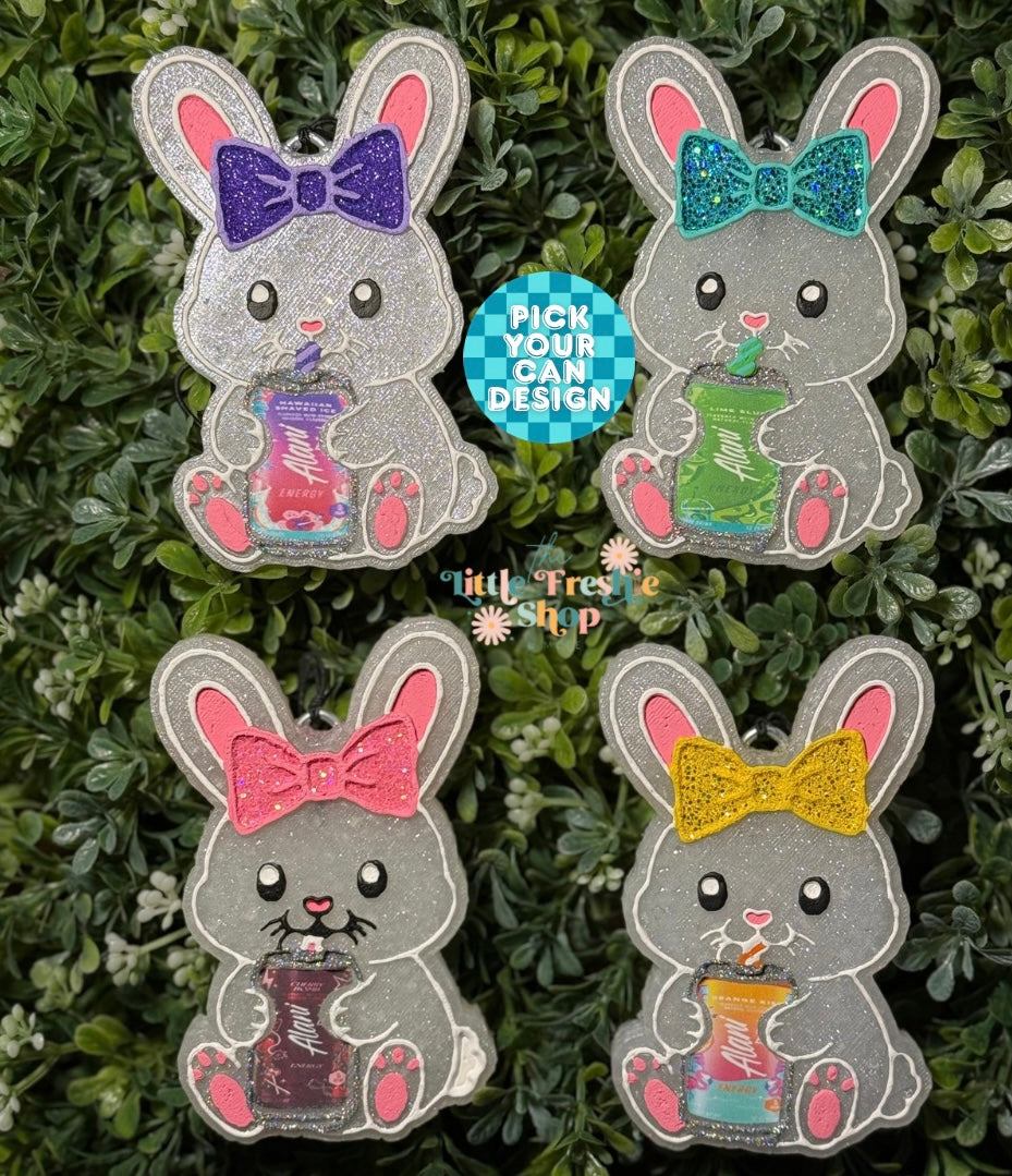 Bunny Holding Can Freshy