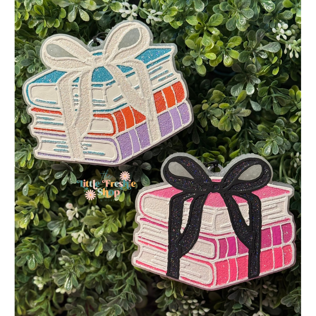 Bookstack with Bow Freshy