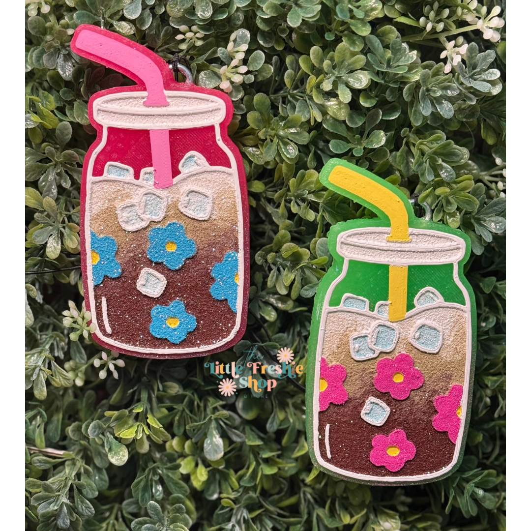 Floral Coffee Tumbler Freshie