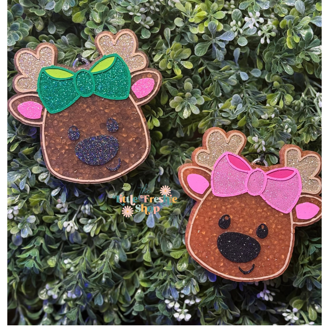 Reindeer With Bow Freshy