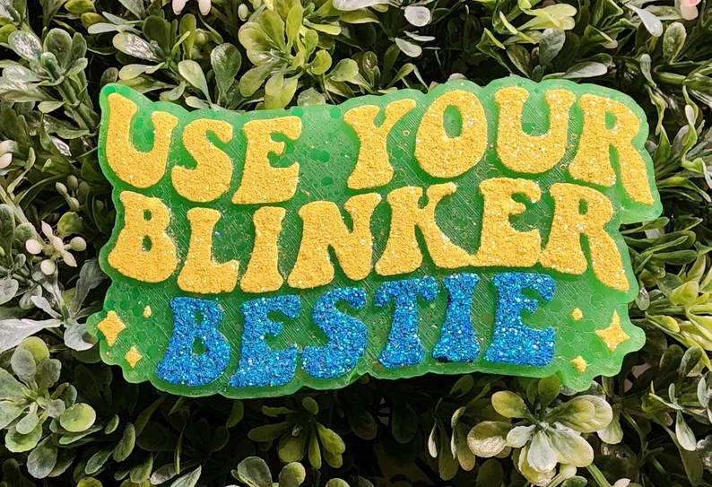 Use Your Blinker Bestie Freshie