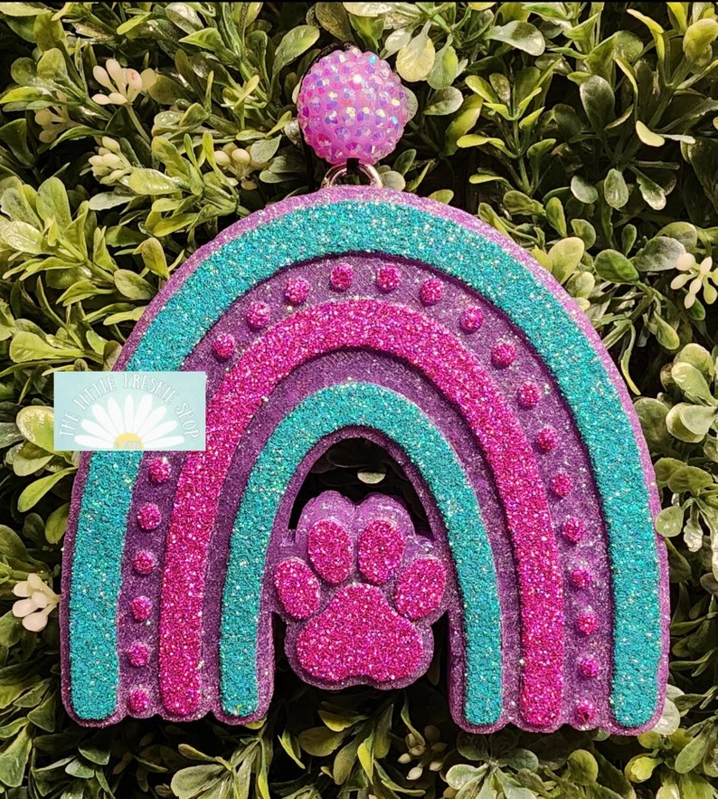 Paw Rainbow Freshie, Pet Lovers