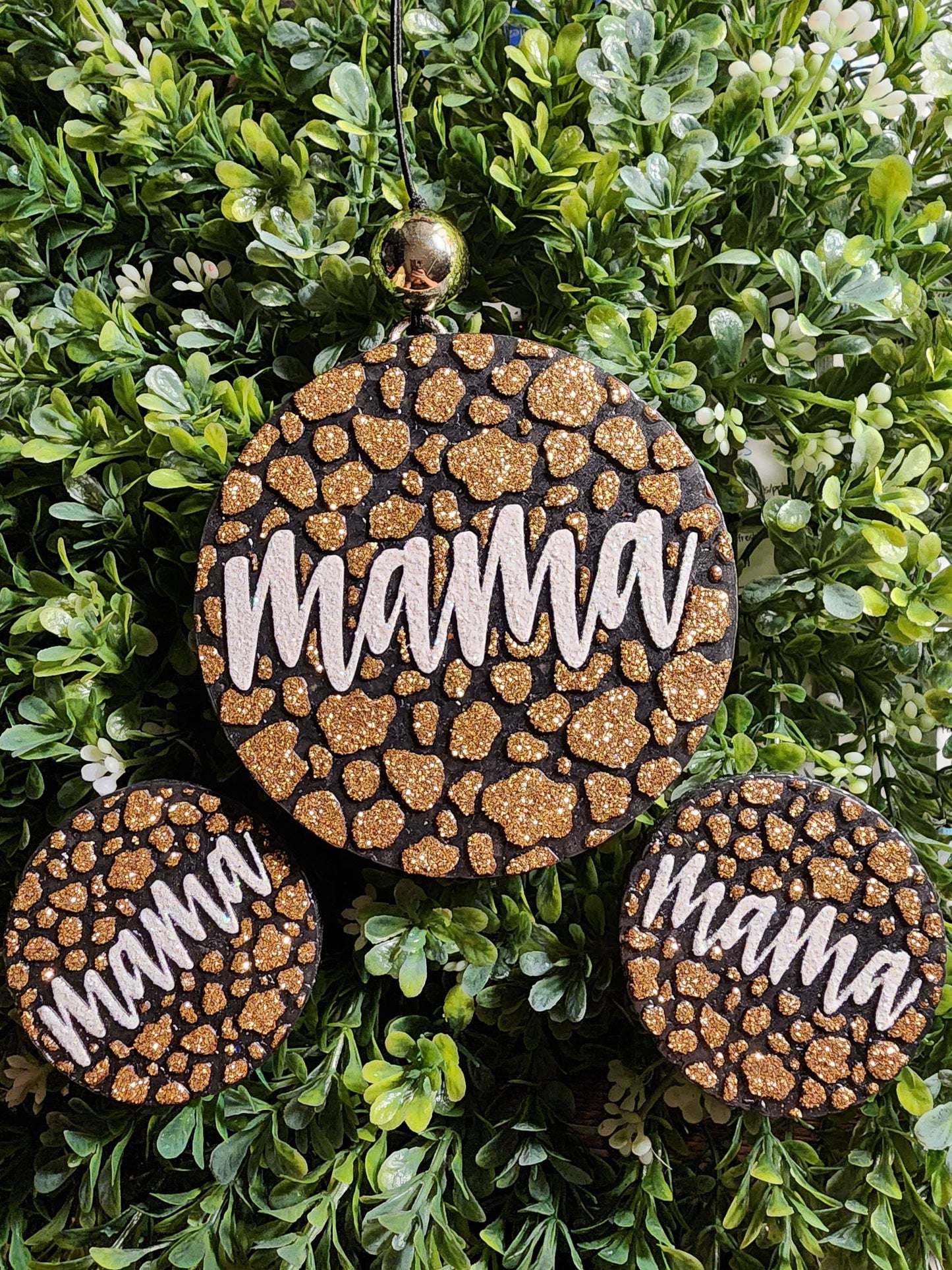 Cow Print Mama Freshie, Mama