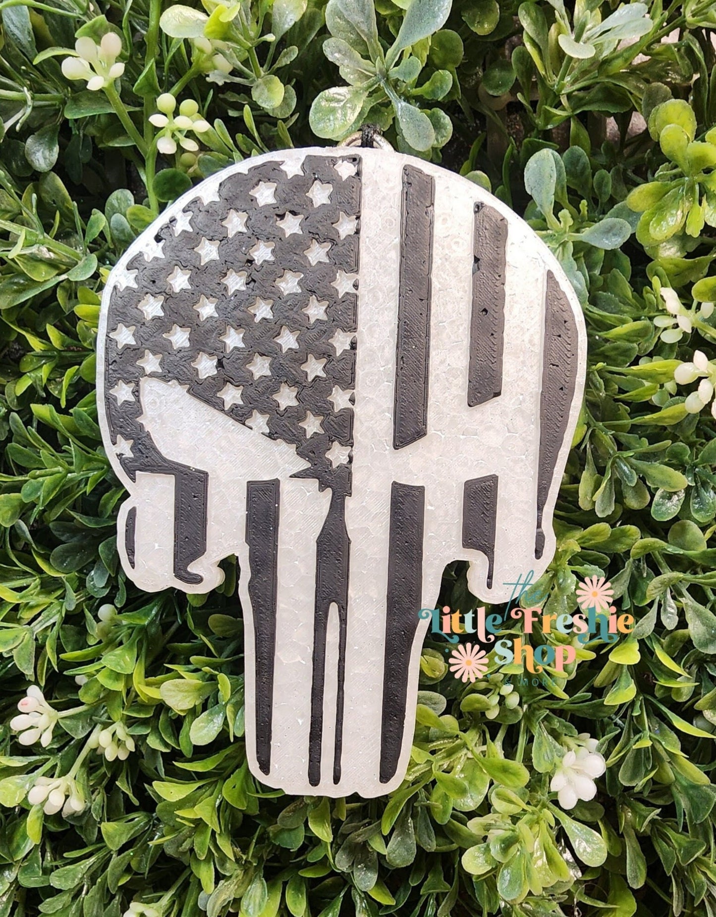 Punisher Flag Skull Freshie