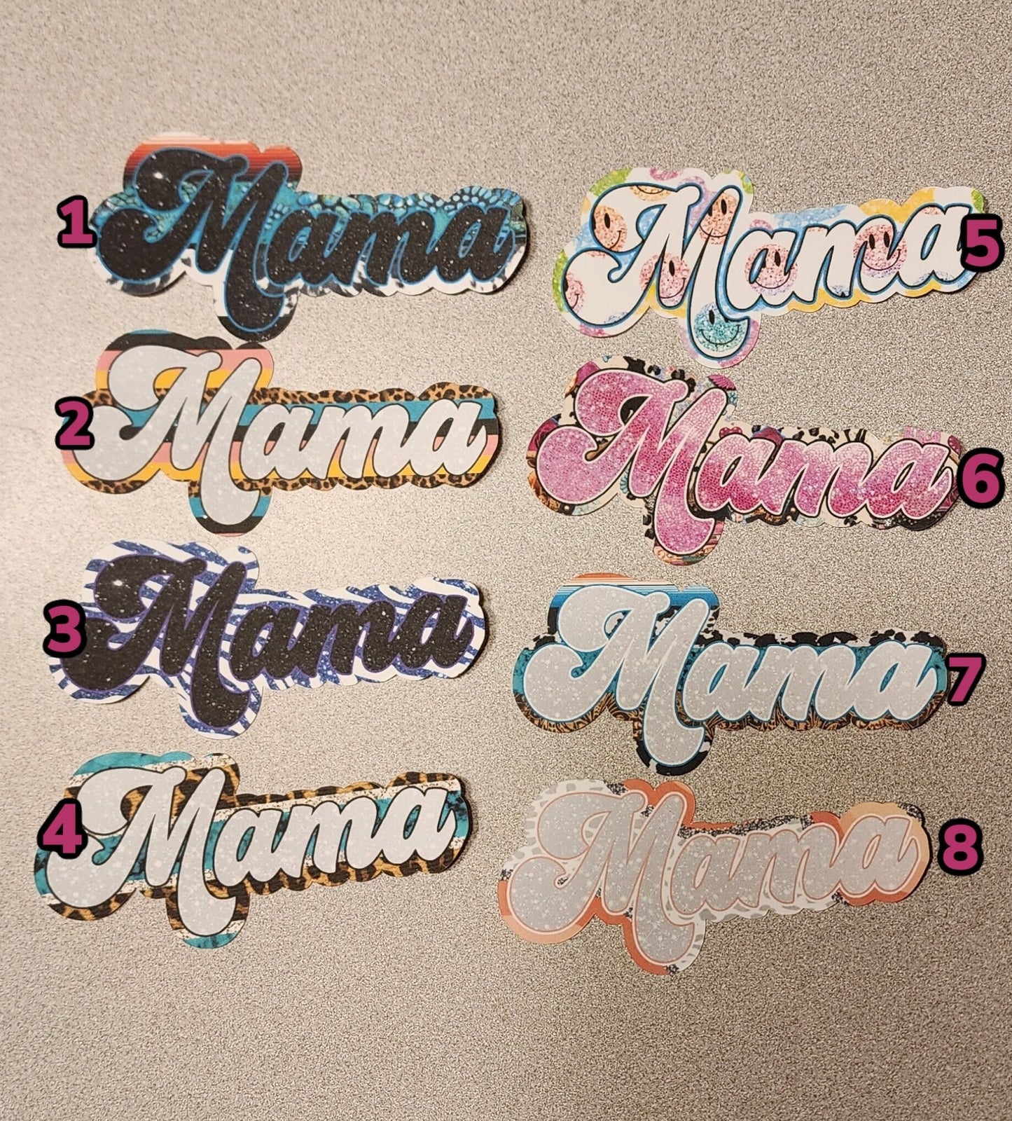 Lightening Bolt Mama Car Air Freshener