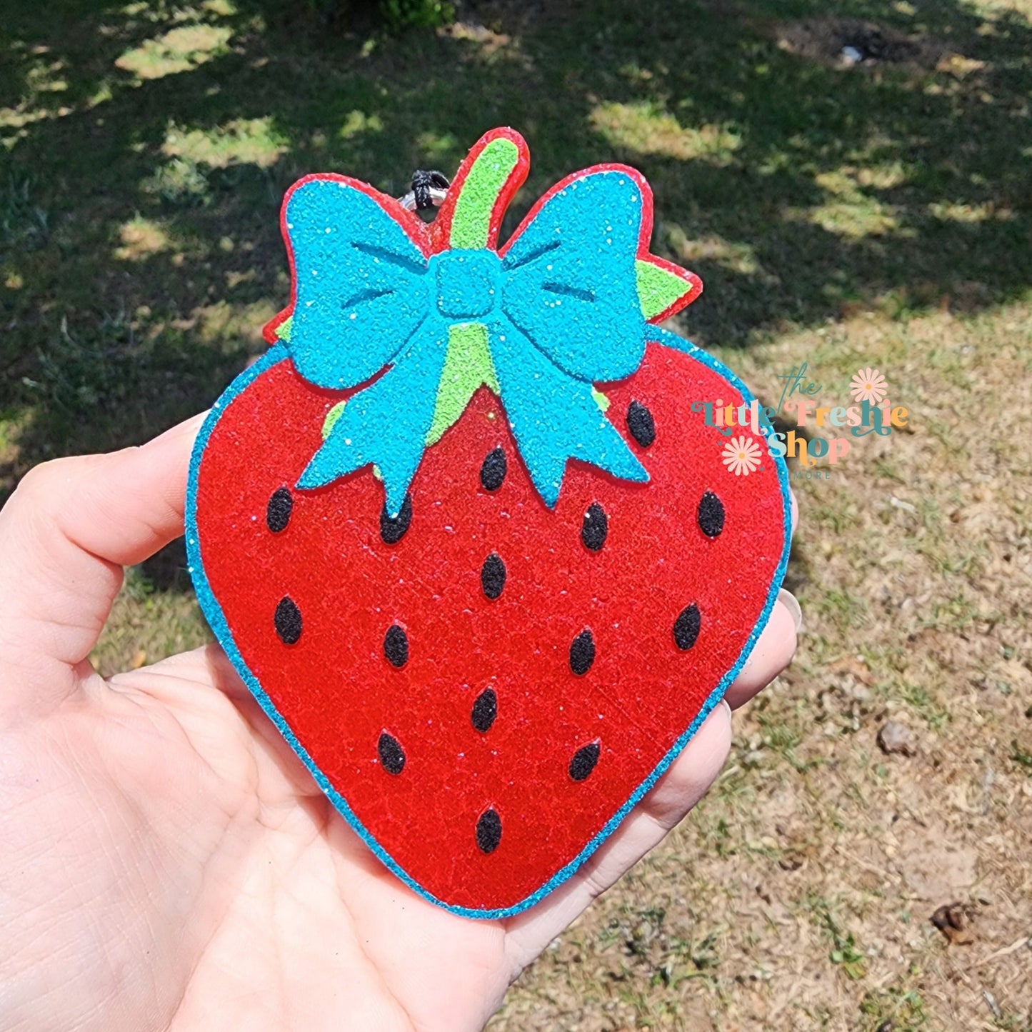 Strawberry Car Freshie, Coquette Bow Freshy