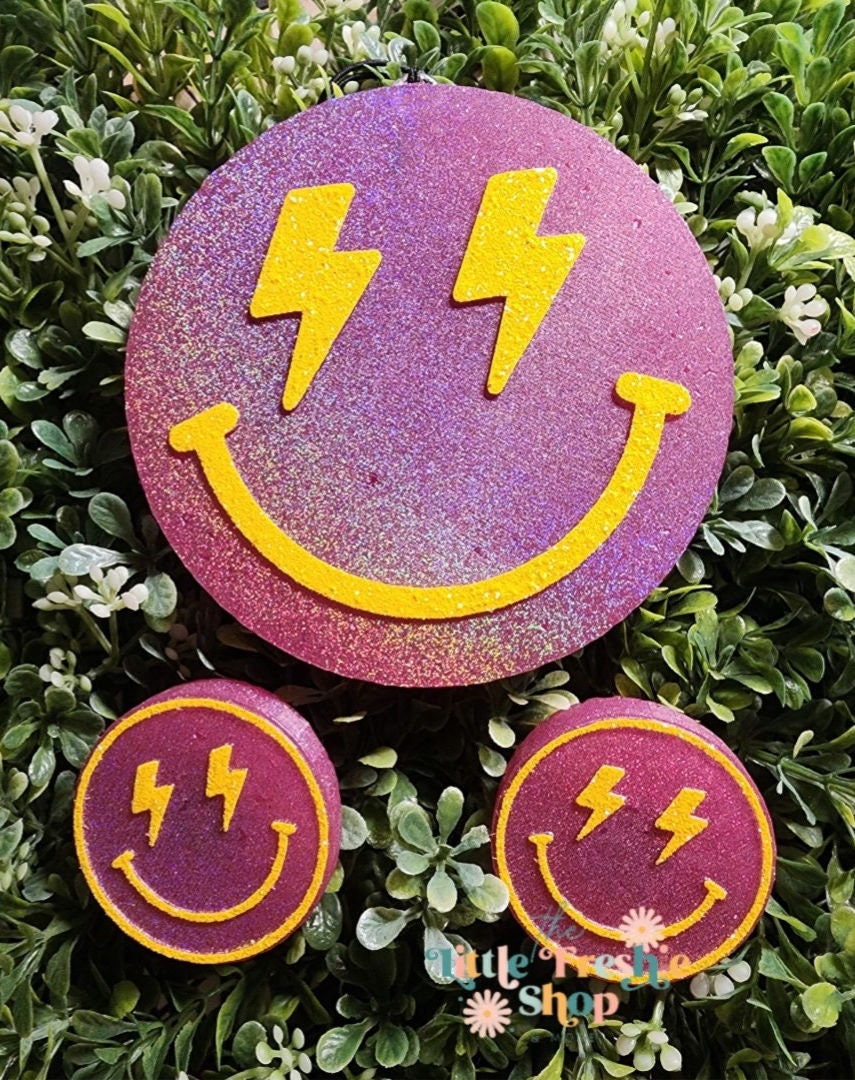 Smiley Freshie, Lightening Bolt Smiley