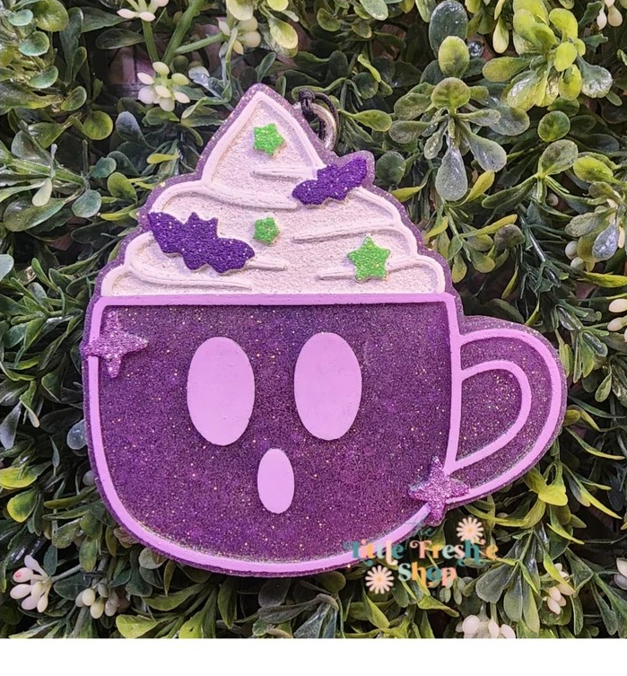 Ghost Mug Freshie, Halloween Mug,