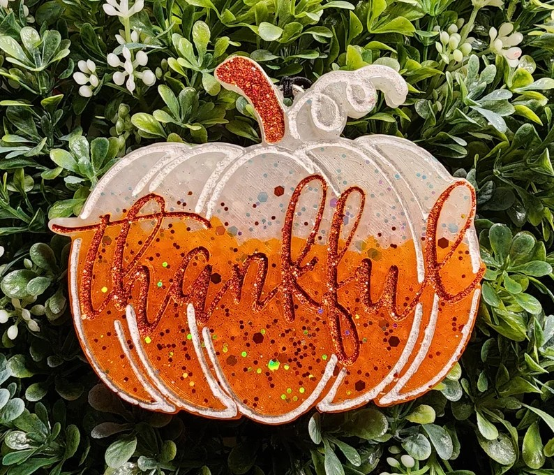 Thankful Pumpkin Freshie, Fall Freshy