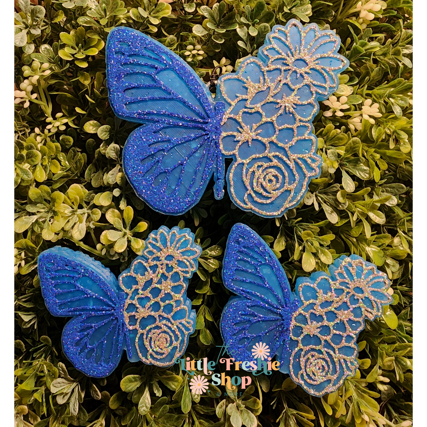 Floral Butterfly Freshie