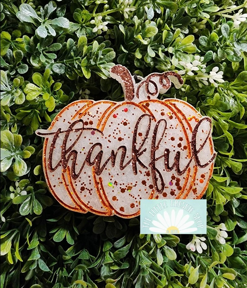 Thankful Pumpkin Freshie, Fall Freshy