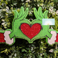 Grinch Heart Hands Freshie