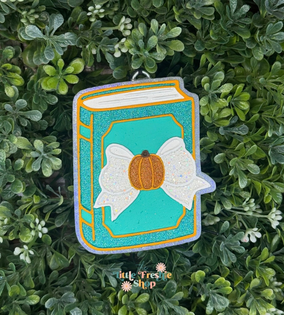 Pumpkin Book Freshie