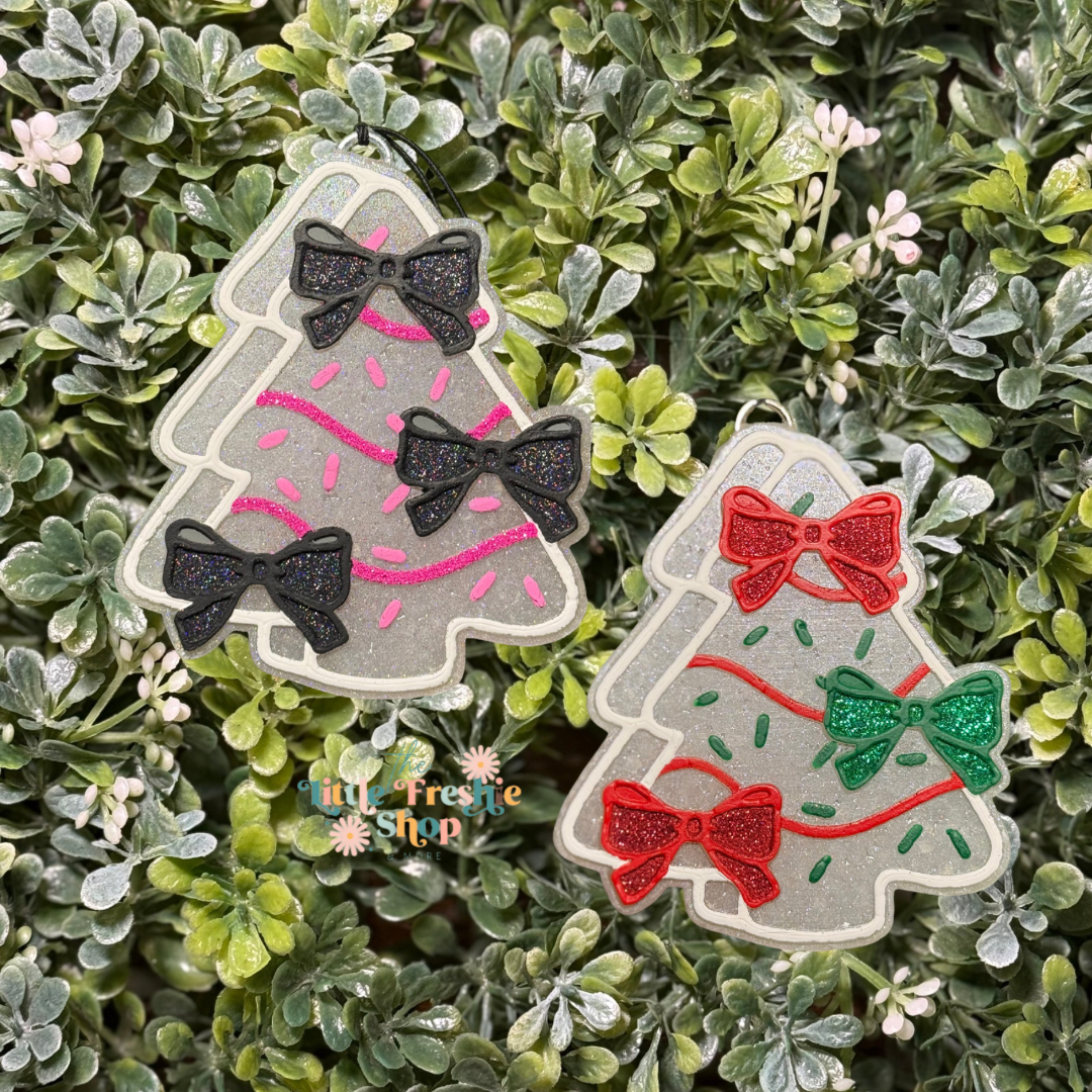 Snack Cake With Bows Freshie