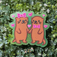 Otters Holding Hands Freshie
