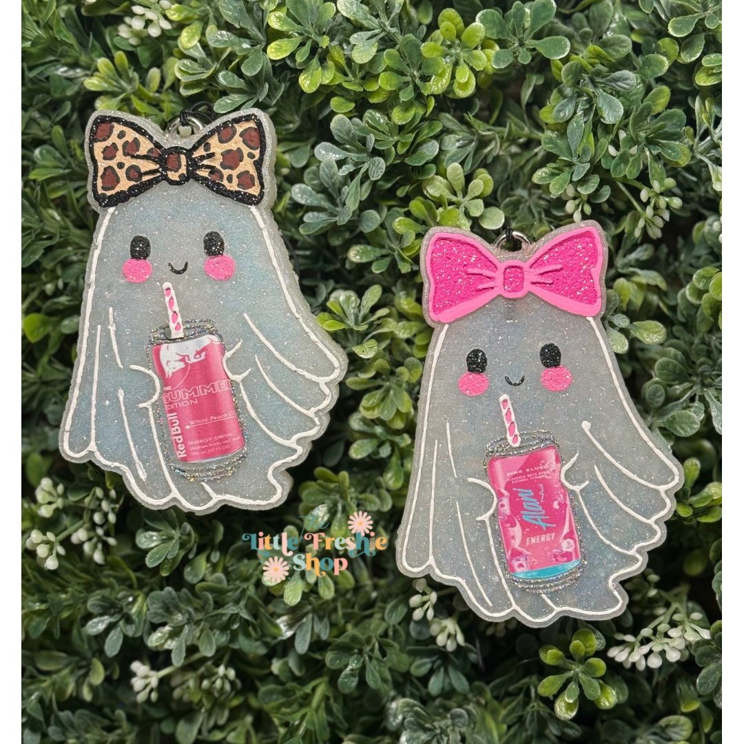 Ghost Holding Can Freshie