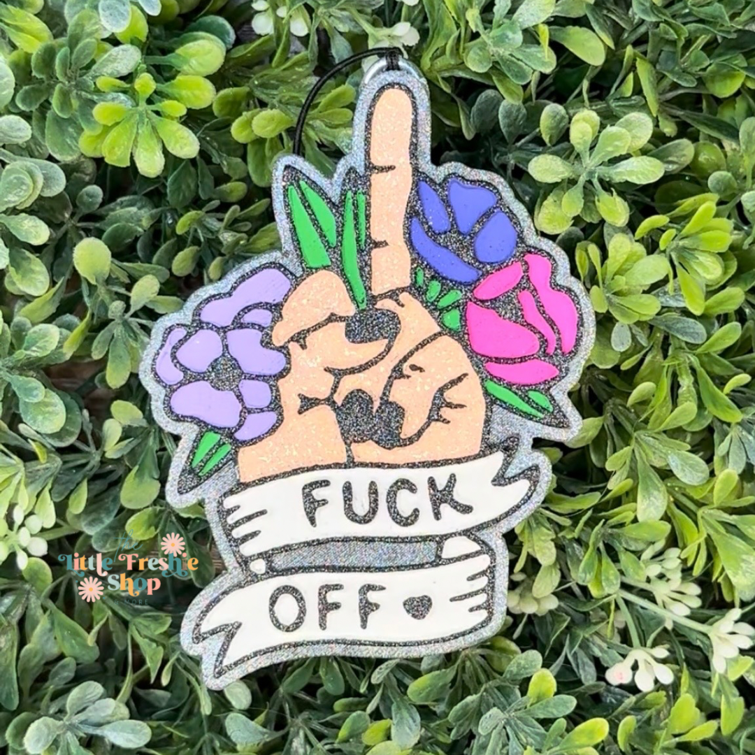 Fuck Off Middle Finger Freshie