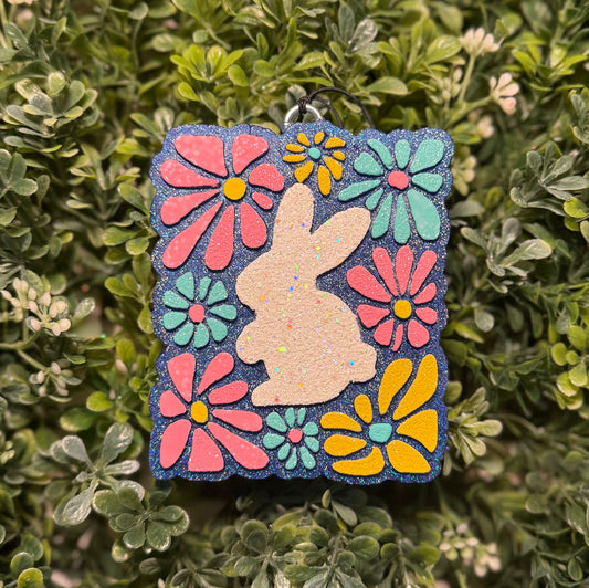 Bunny With Flowers Freshie