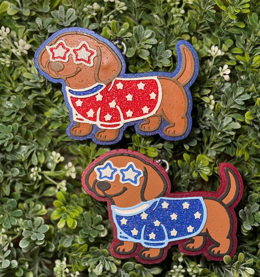 4th of July Dachshund