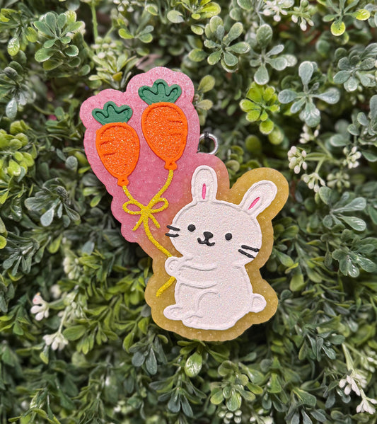Bunny With Balloons Freshie