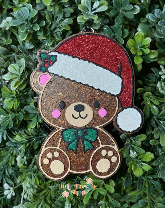 Christmas Teddy Bear Freshie