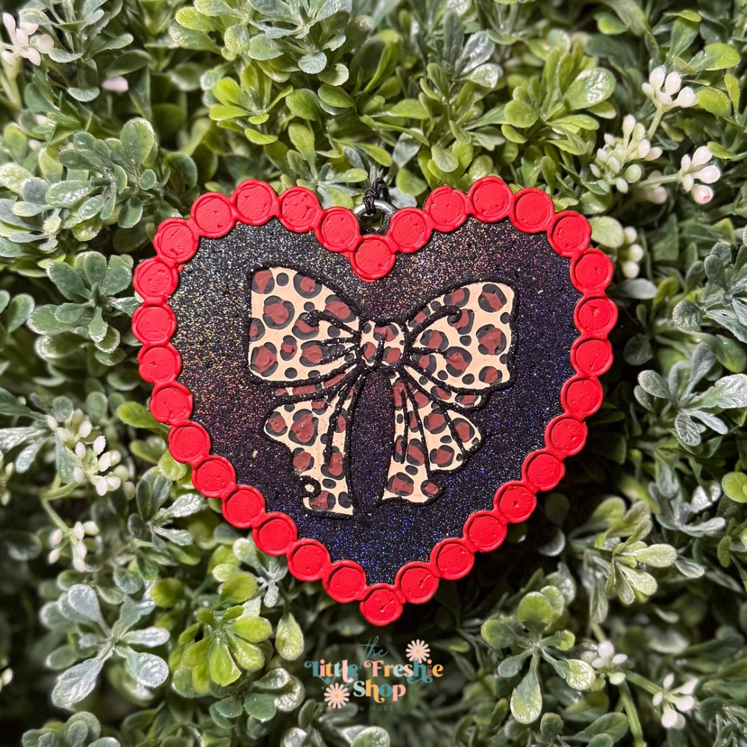 Heart with Coquette Bow Freshy