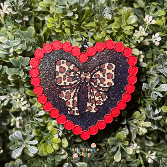 Heart with Coquette Bow Freshy