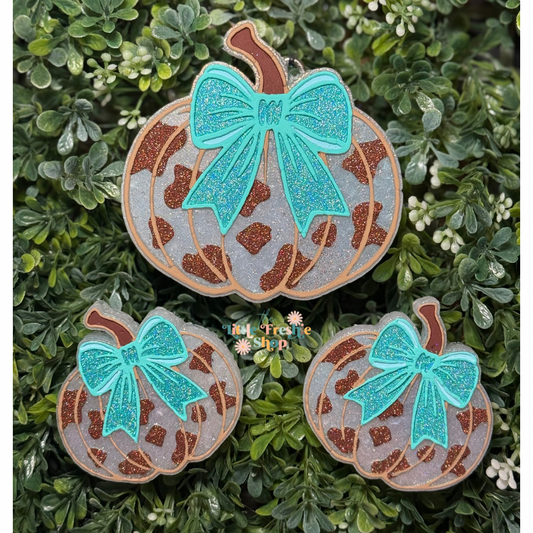 Cow Print Pumpkin Freshie