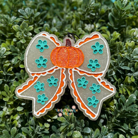Pumpkin Bow Freshie
